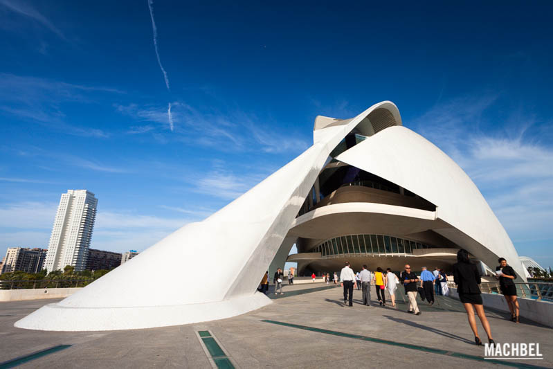 Ciudad de las artes y las ciencias de Valencia, España