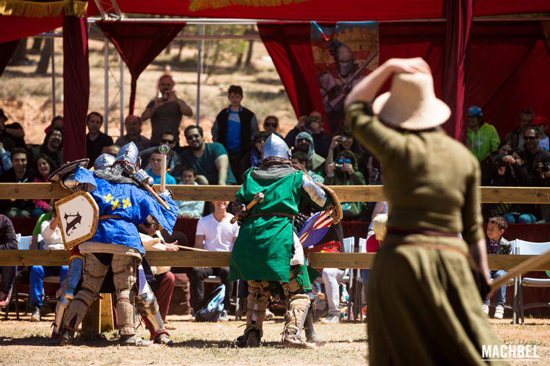 Campeonato del mundo de combate medieval en Belmonte, España Mayo 2014
