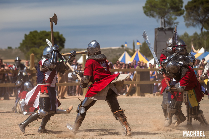 Campeonato del mundo de combate medieval en Belmonte, España Mayo 2014