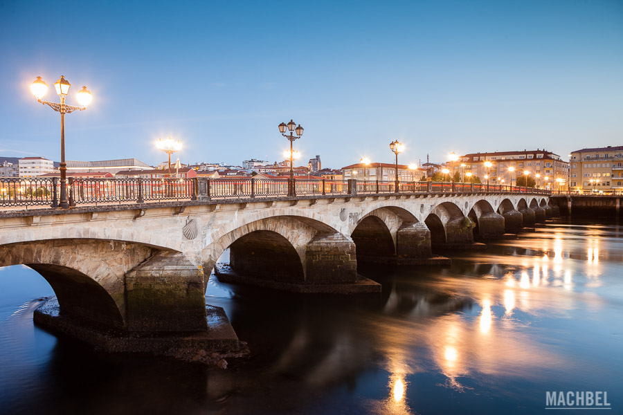 Puente del Burgo al atardecer