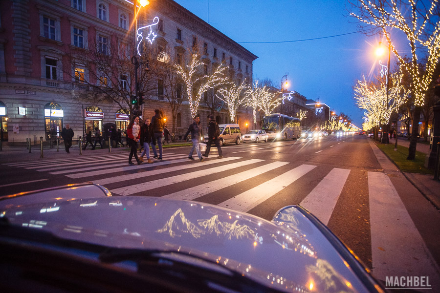 Luces de navidad en Budapest