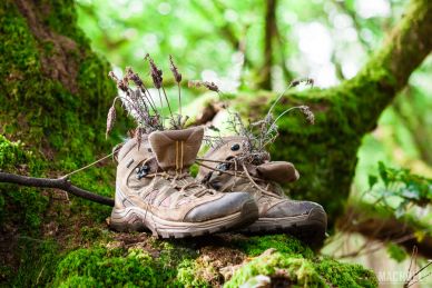 Botas de peregrino del Camino