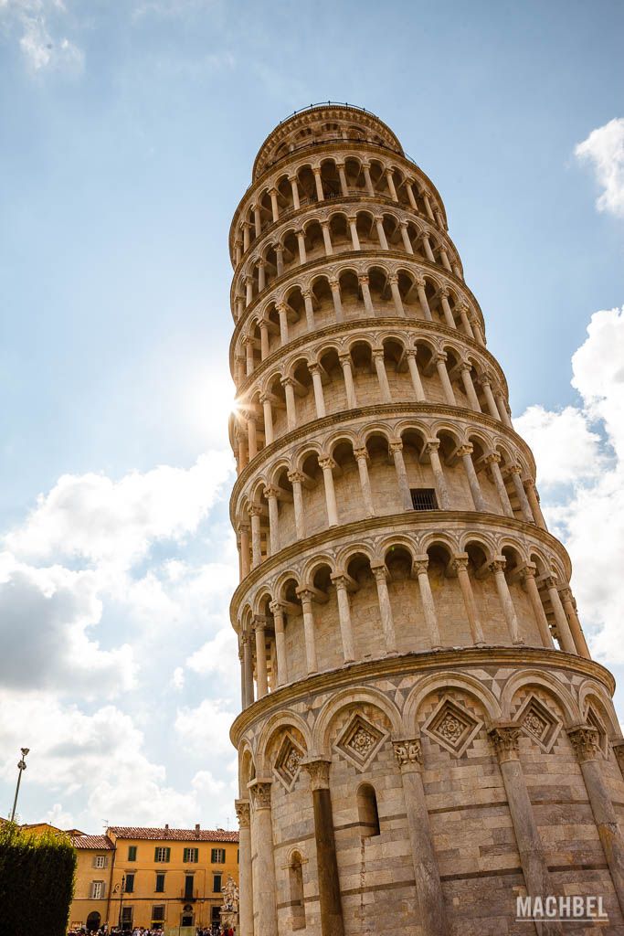 La torre inclinada de Pisa