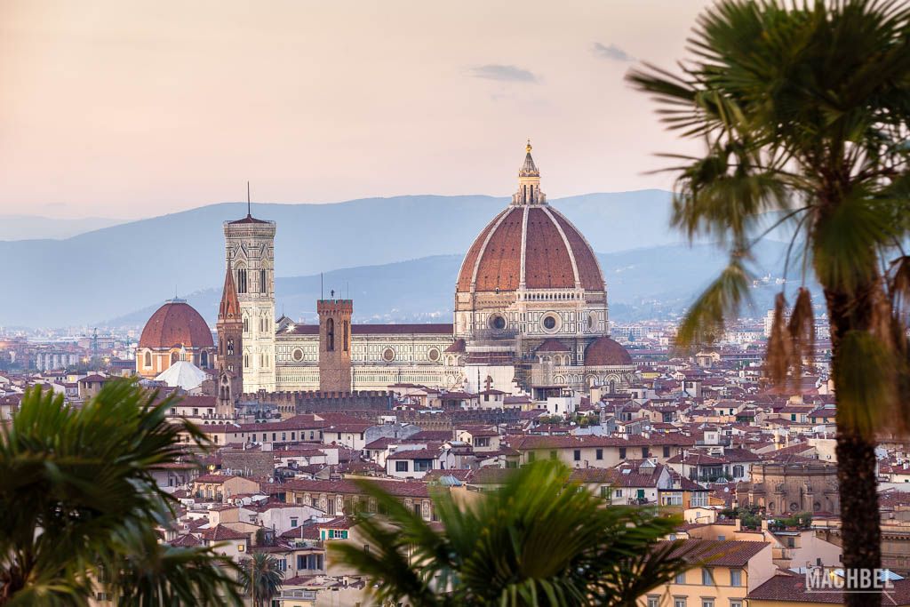 Vista de Florencia al atardecer