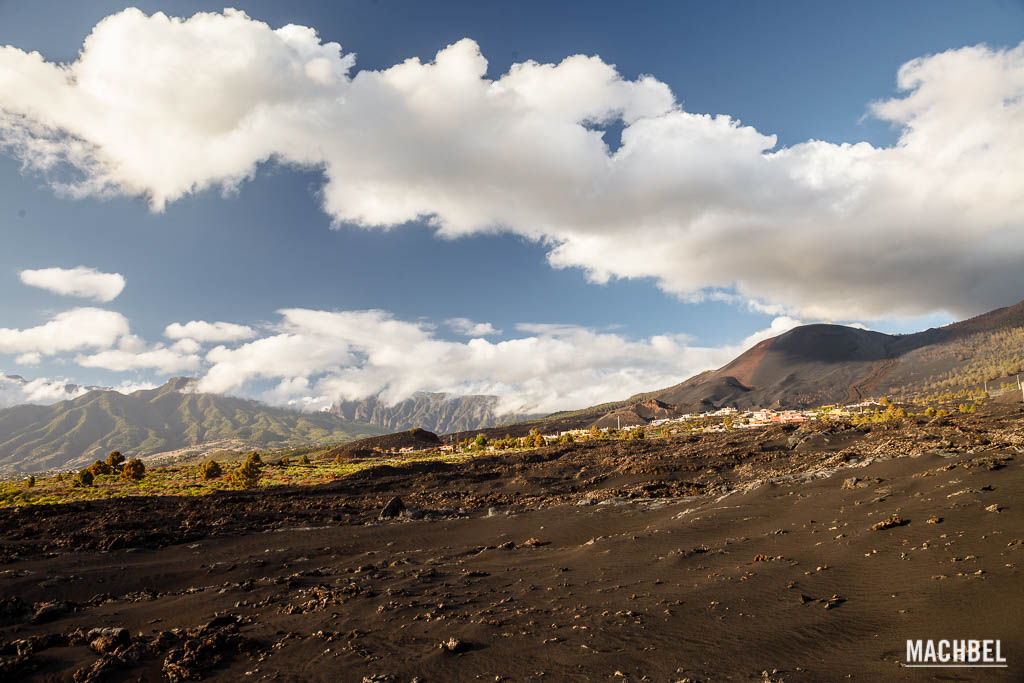 Colada volcánica de la última erupción volcánica en La Palma