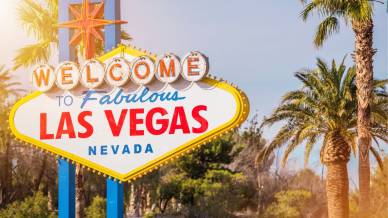 Cartel de bienvenida a Las Vegas, Nevada